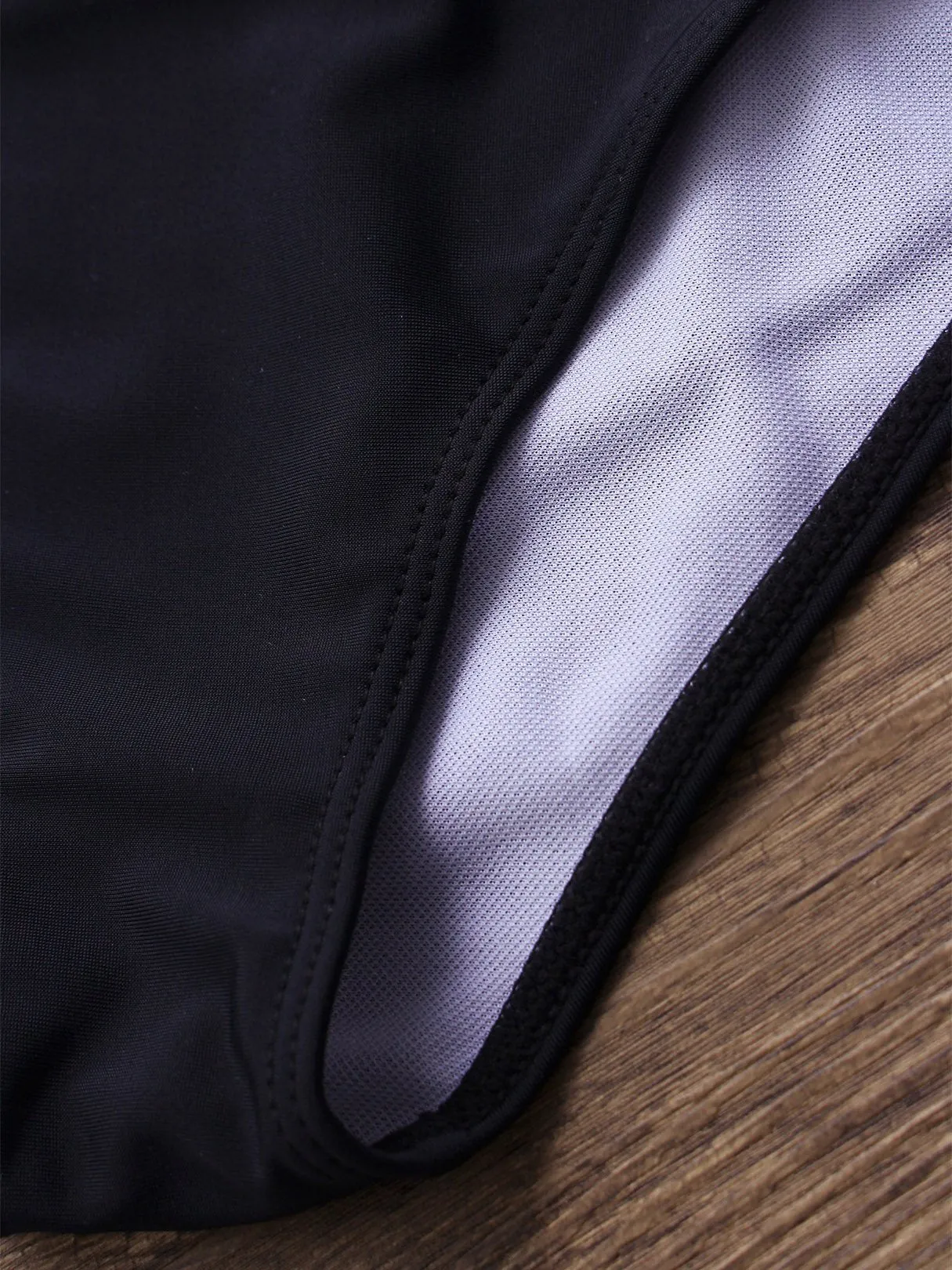 Wholesale Cream Round Neck Sleeveless Plain Two Piece Bikinis
