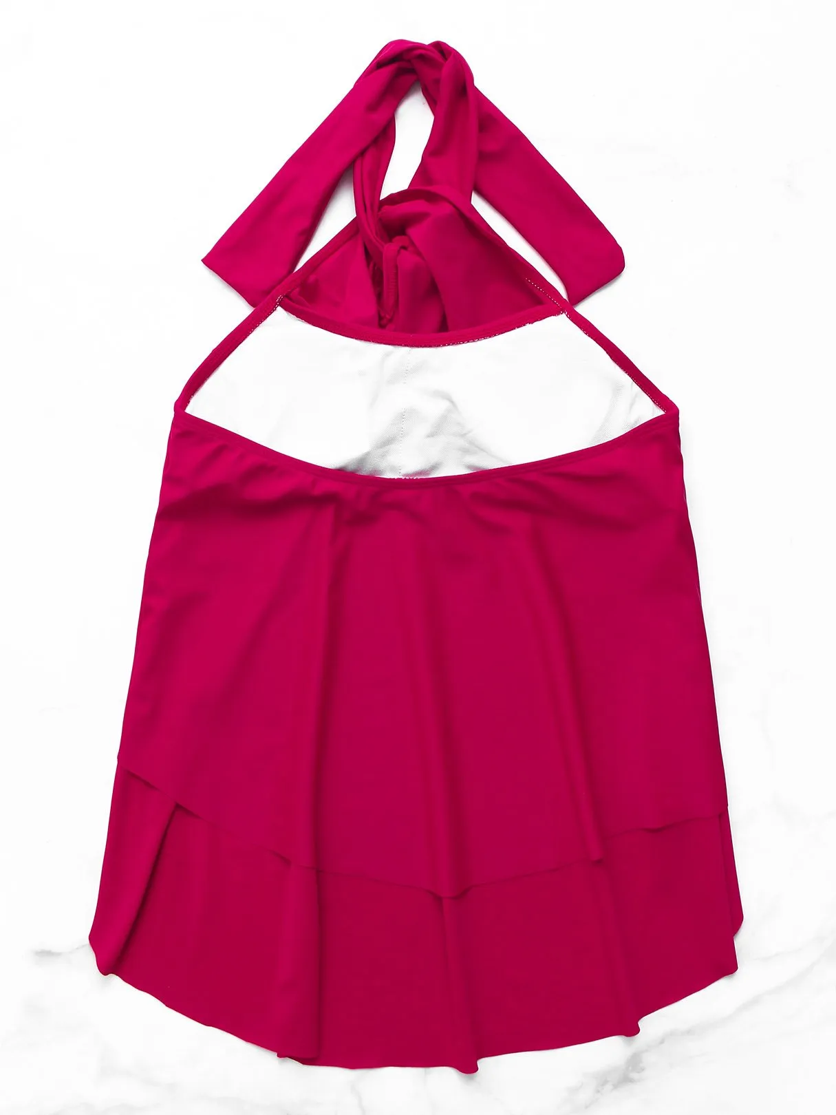 Wholesale Crossed Collar Crossed Front Tie-Up Tankinis