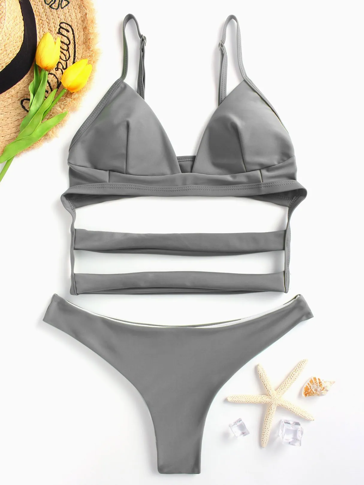 Wholesale Cut Out Two Piece Bikinis