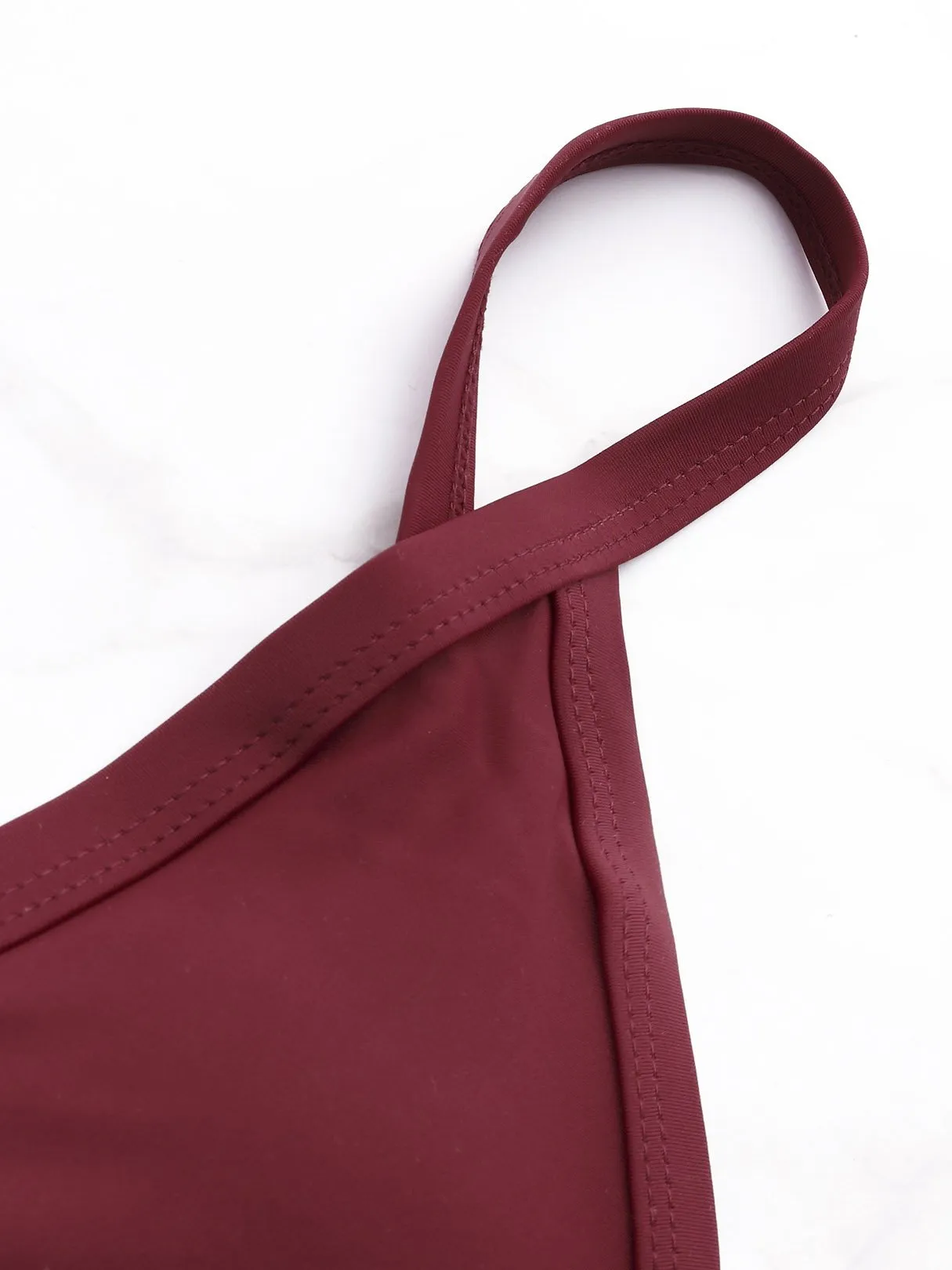 Wholesale Fashion String Design Plain Bikinis
