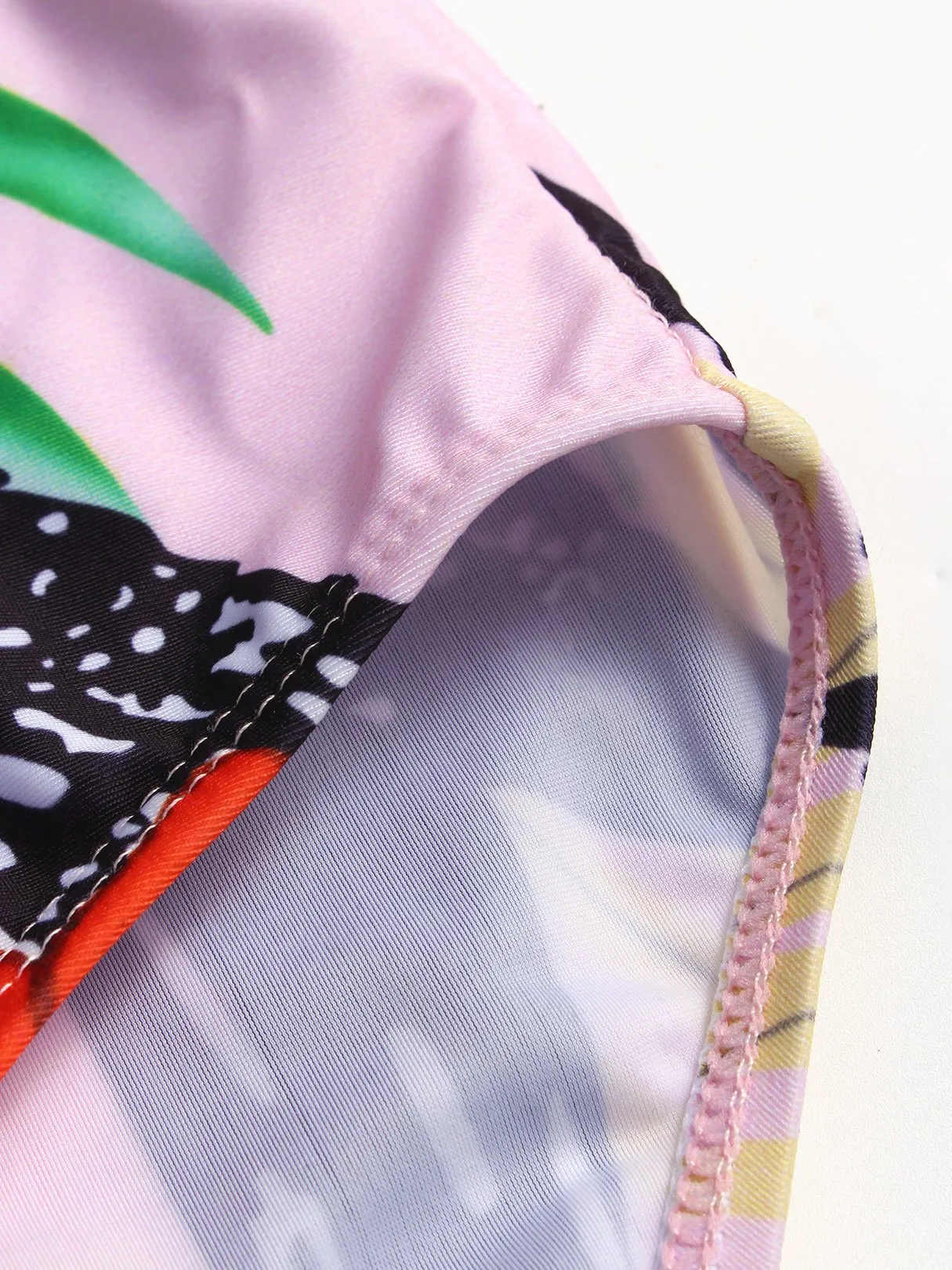Wholesale Halter Floral Print Two Piece Bikinis