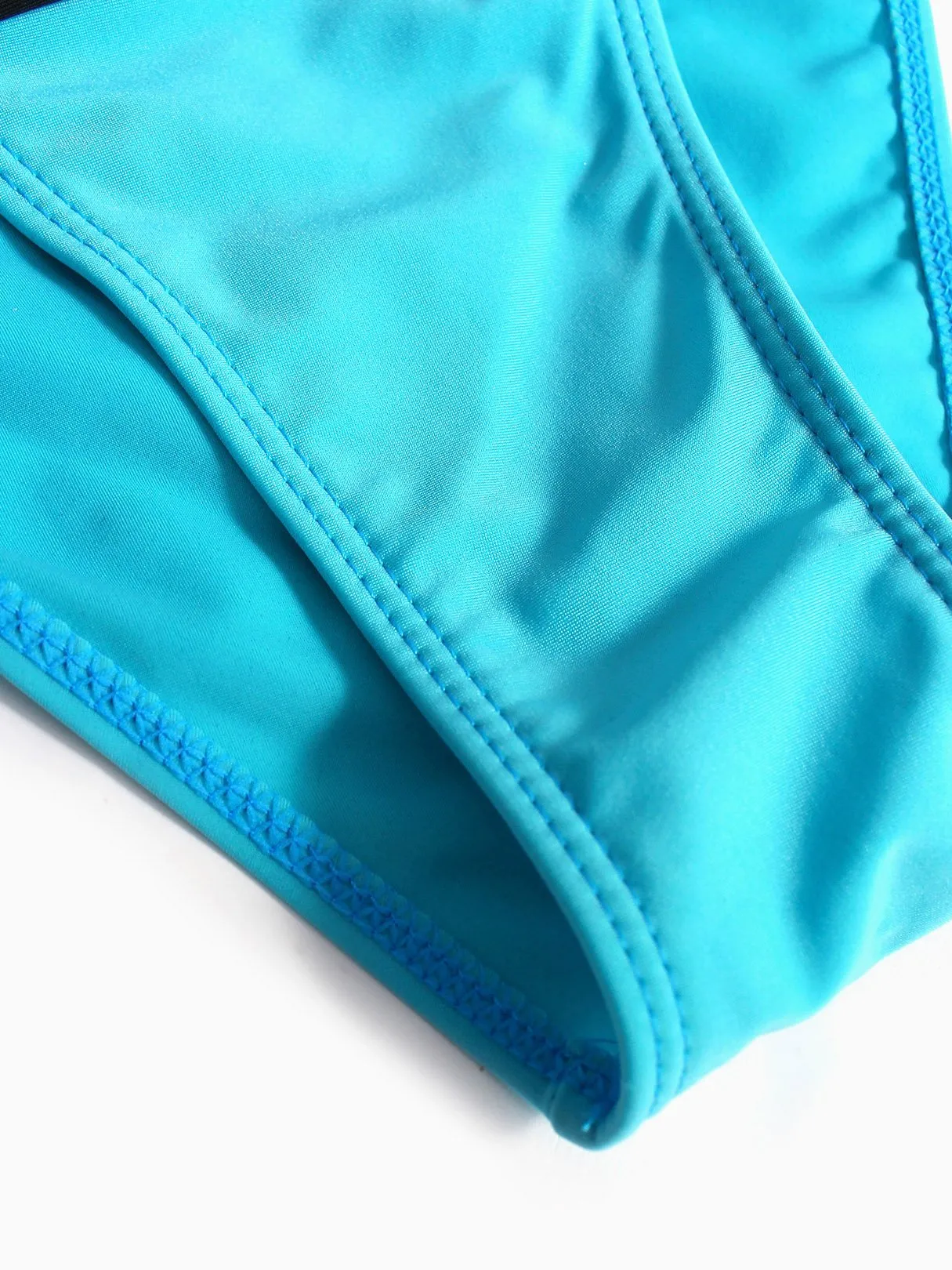 Wholesale Halter Plain Backless Two Piece Bikinis