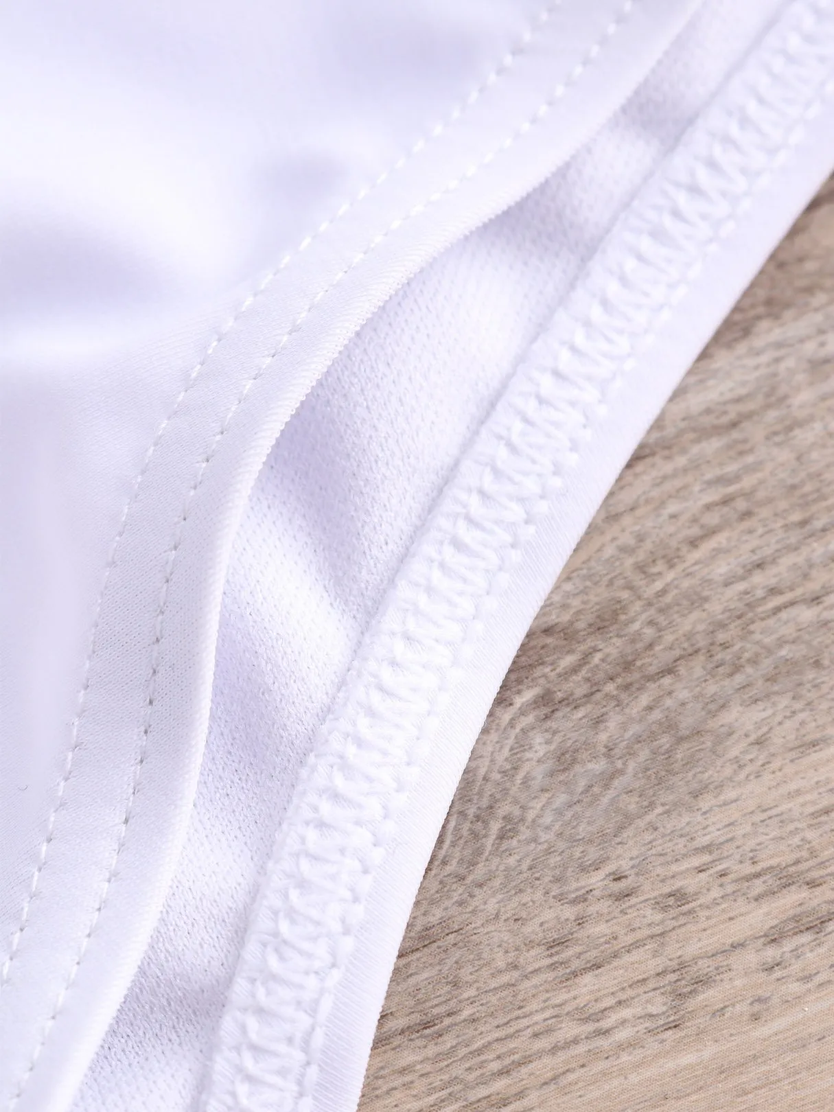 Wholesale Off The Shoulder Sleeveless Self-Tie Bikinis