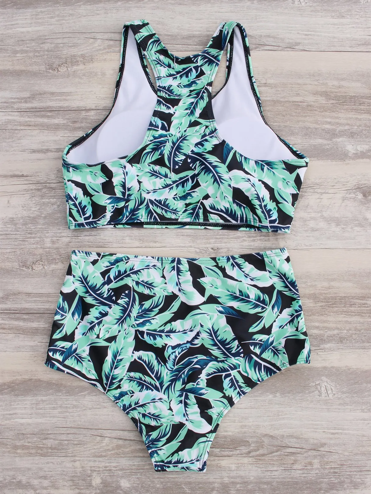 Wholesale Sleeveless Floral Print Fashion Tankinis