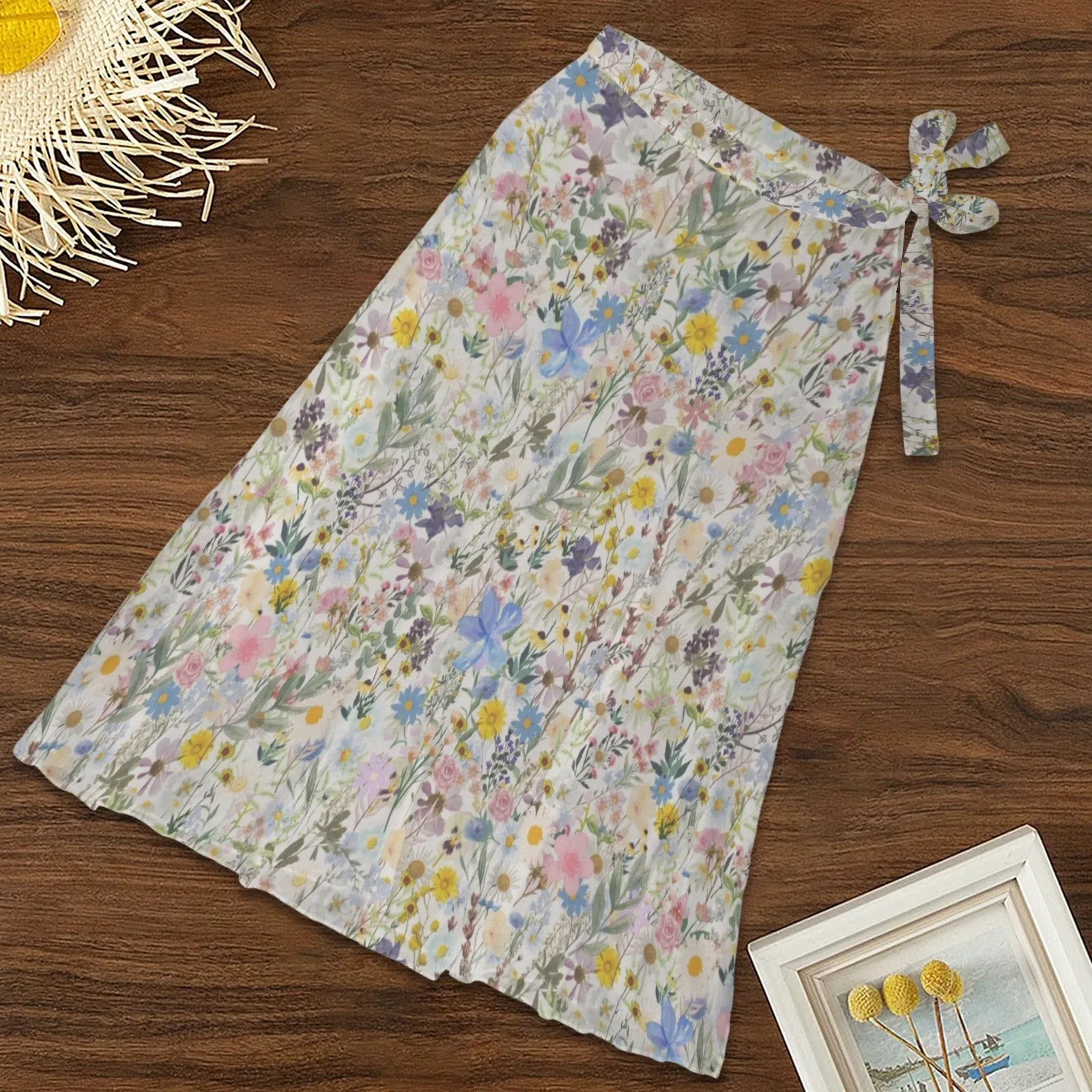 Wildflowers Cottage Garden Semi Sheer Coverup up to 5 XL