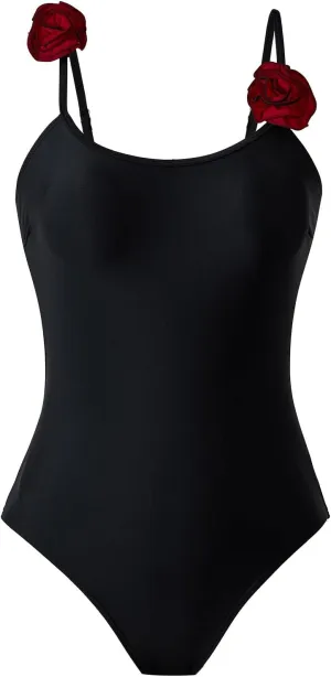 Women Spaghetti Strap Casual Bathing Suits One Piece Backless Sleeveless Swimwear Tummy Control Swimsuits