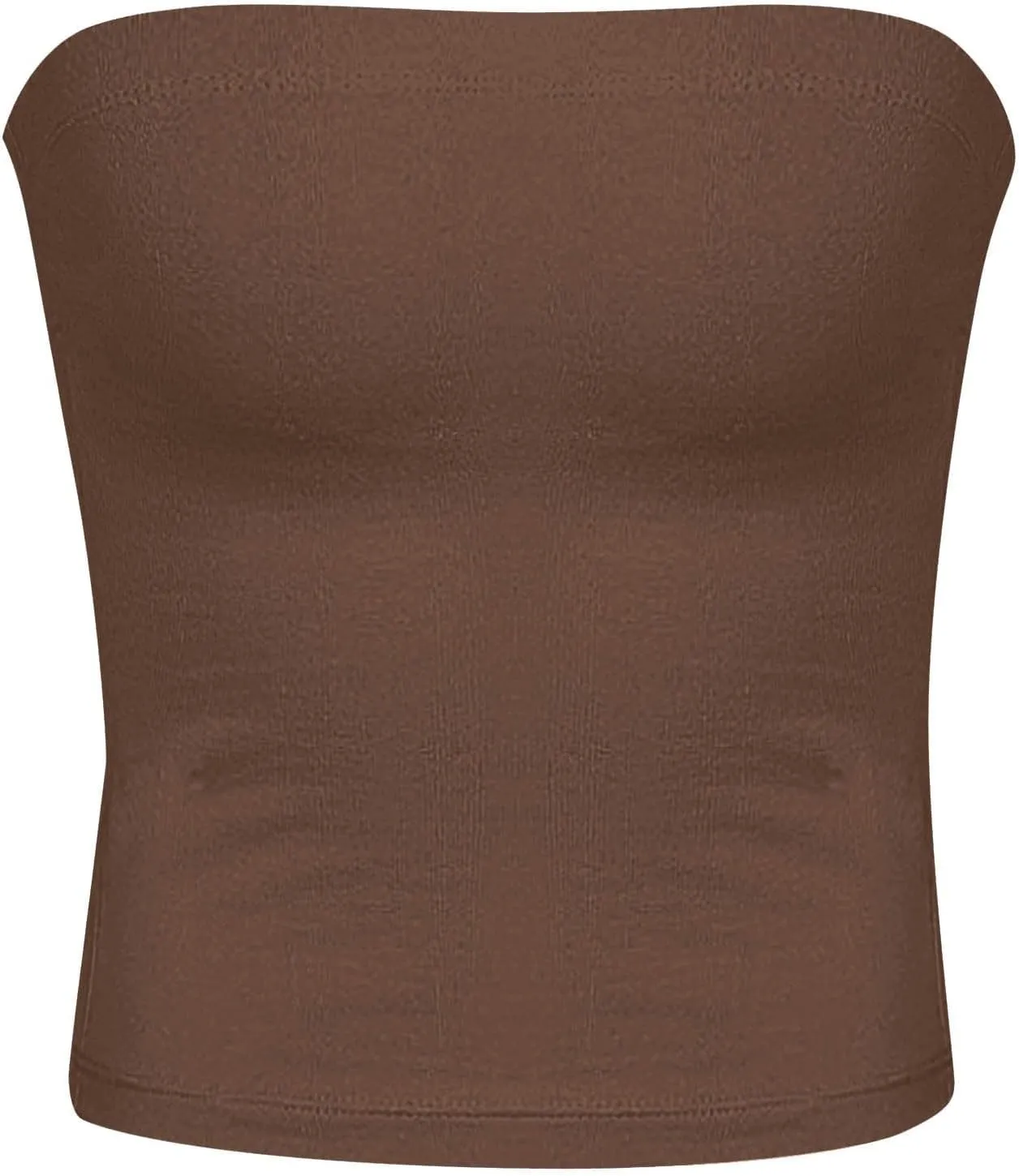 Women Strapless Tube Top Sexy Sleeveless Backless Bandeau Shirts Y2K Going Out Crop Tops Summer Outfits 2025