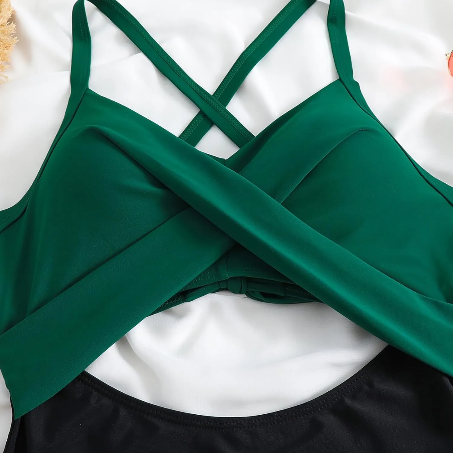 Women Swimsuits Vacation Bikini Sets for Women Tankini Swimsuits for Women Tummy Control Bathing Suit Cute