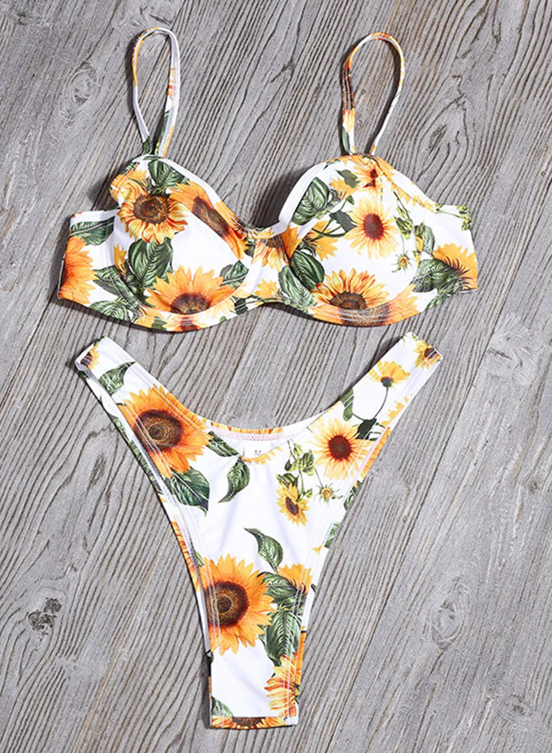 Women's Bikinis Floral Spaghetti Bikinis