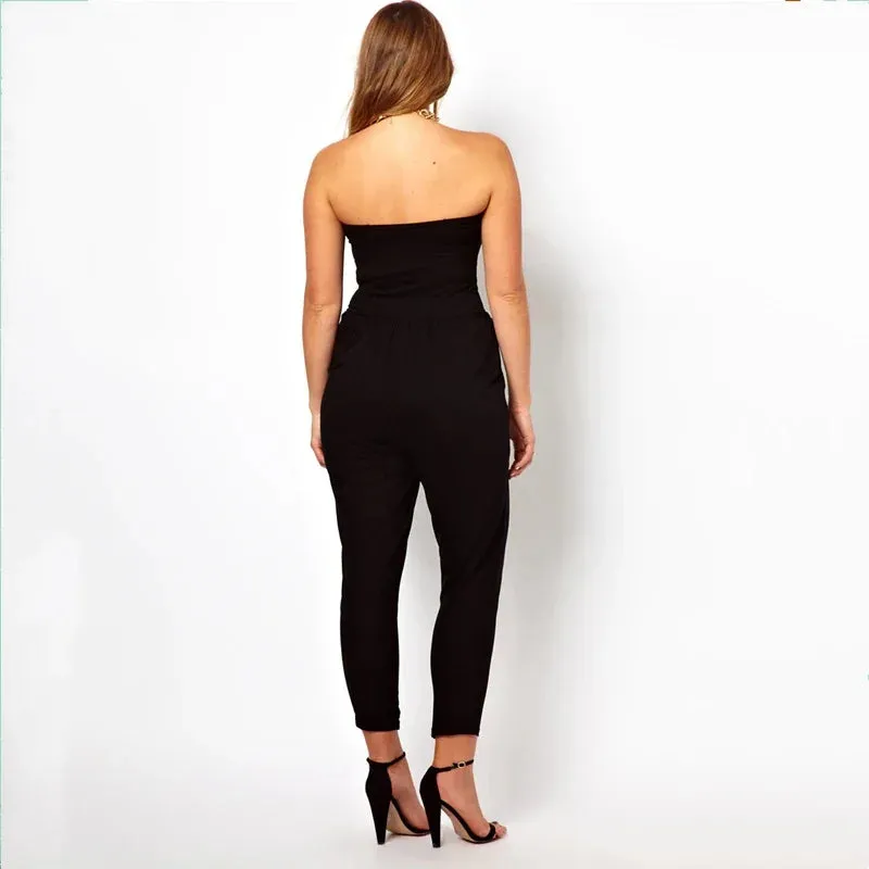 Women's Bodycon Fashion 8XL Designer Off Shoulder Jumpsuits (Plus Size)