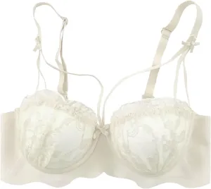 Womens Everyday Lace Bra Wireless Seamless Full Coverage Soft Comfort No Underwire Push Up Support Bralette