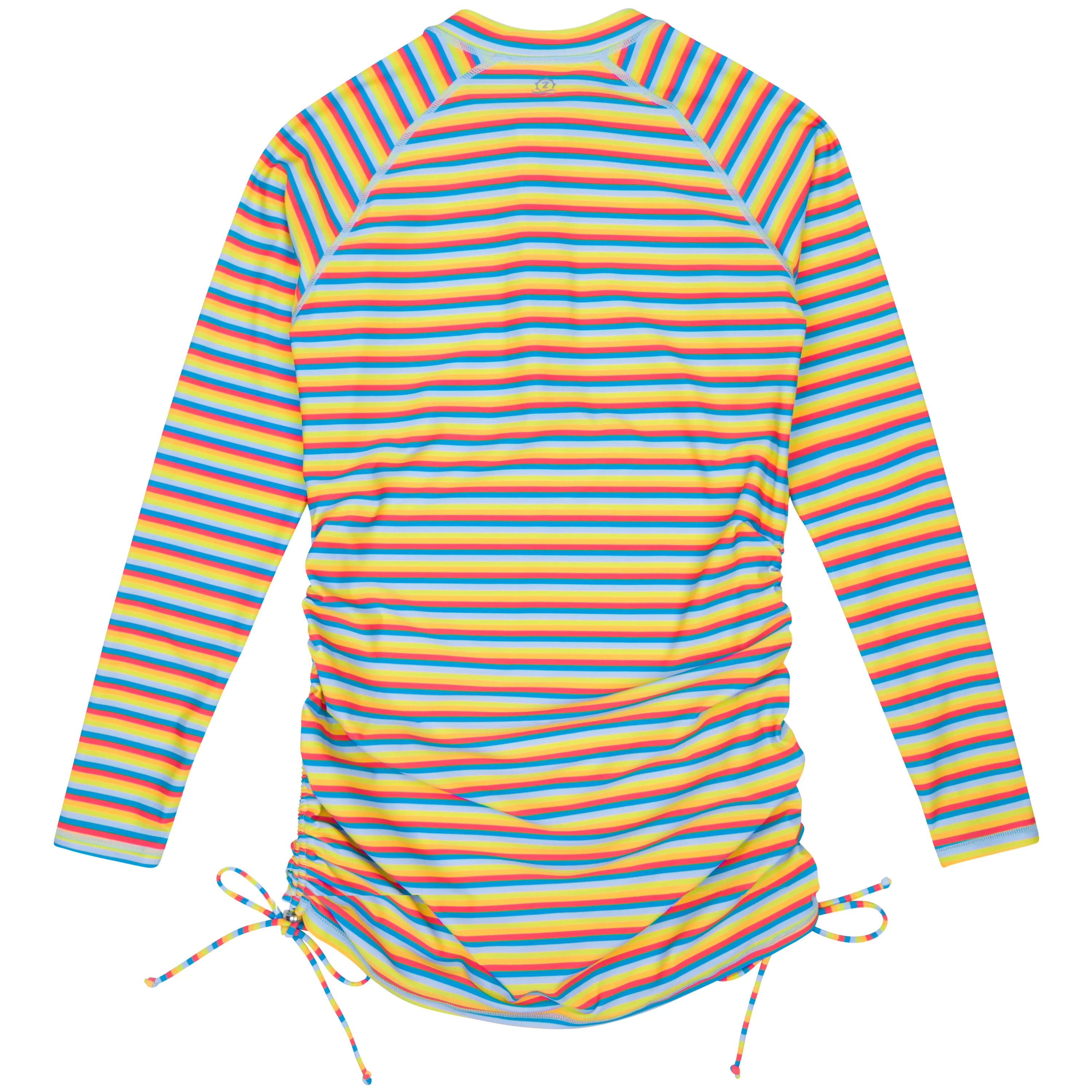 Women's Half Zip Swim Dress Cover Up | "Sunny Stripe"