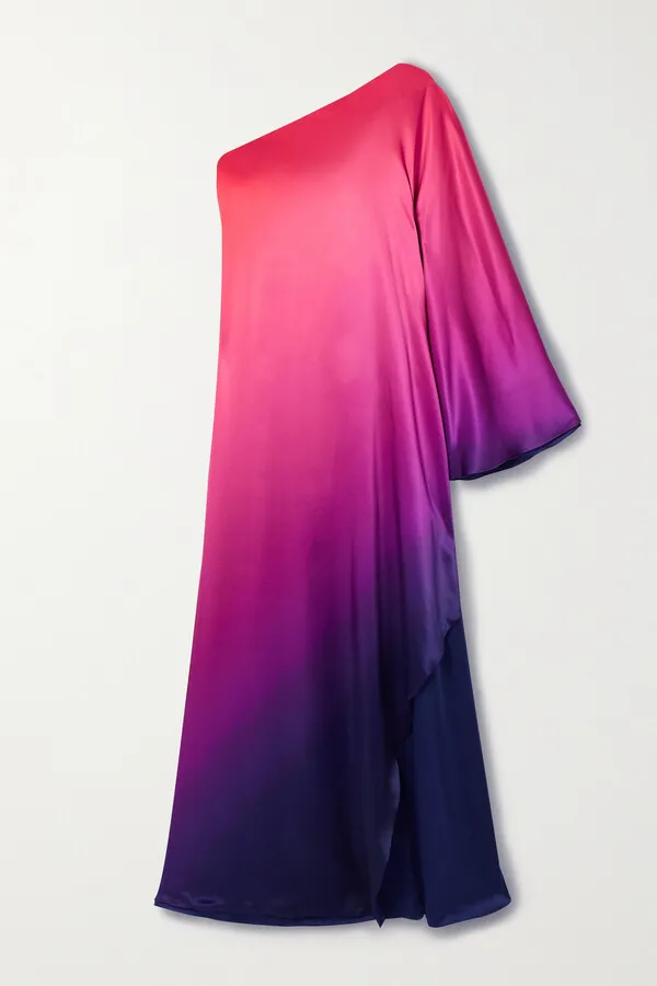 Women's Lux Satin Kaftans - BlackBeads
