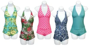 women's missy fashion tankinis w/ boy leg bottoms - sizes s-xl Case of 30