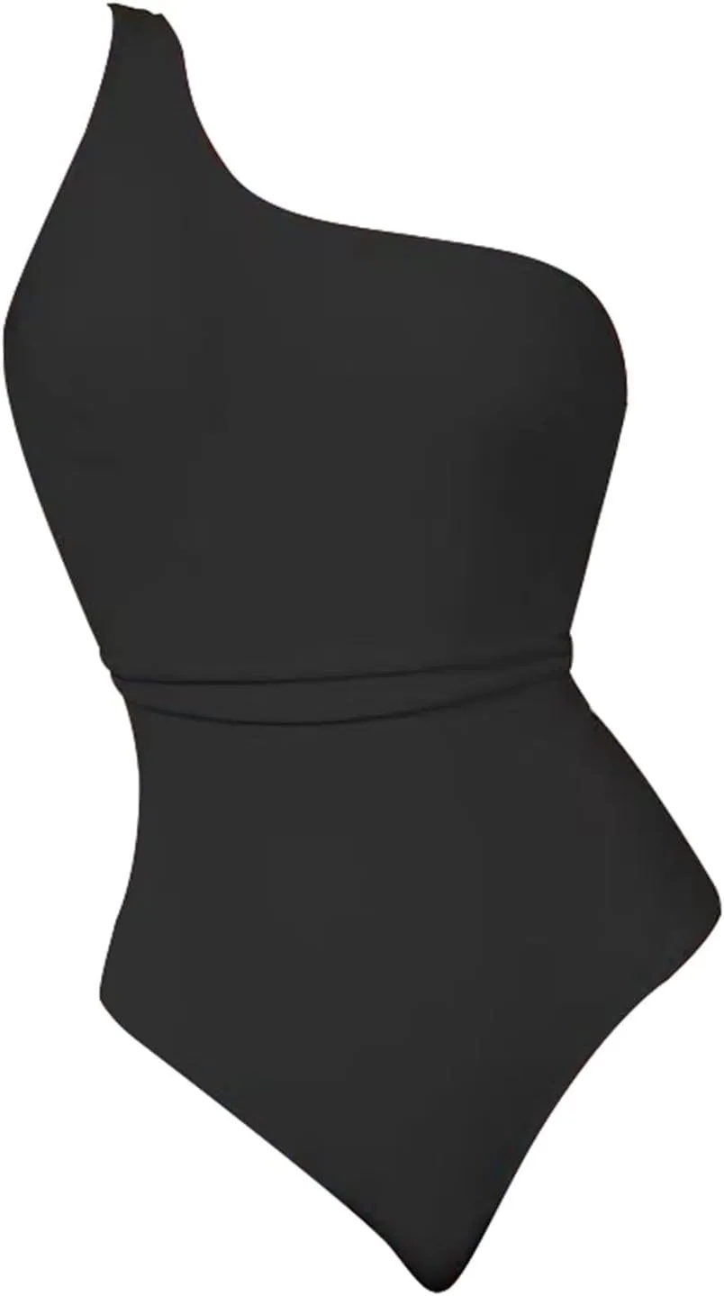 Womens One Piece Swimsuits Tummy Control Cheeky High Cut Bathing Suits Swimsuits 1 Piece Vintage Slimming Swimwear