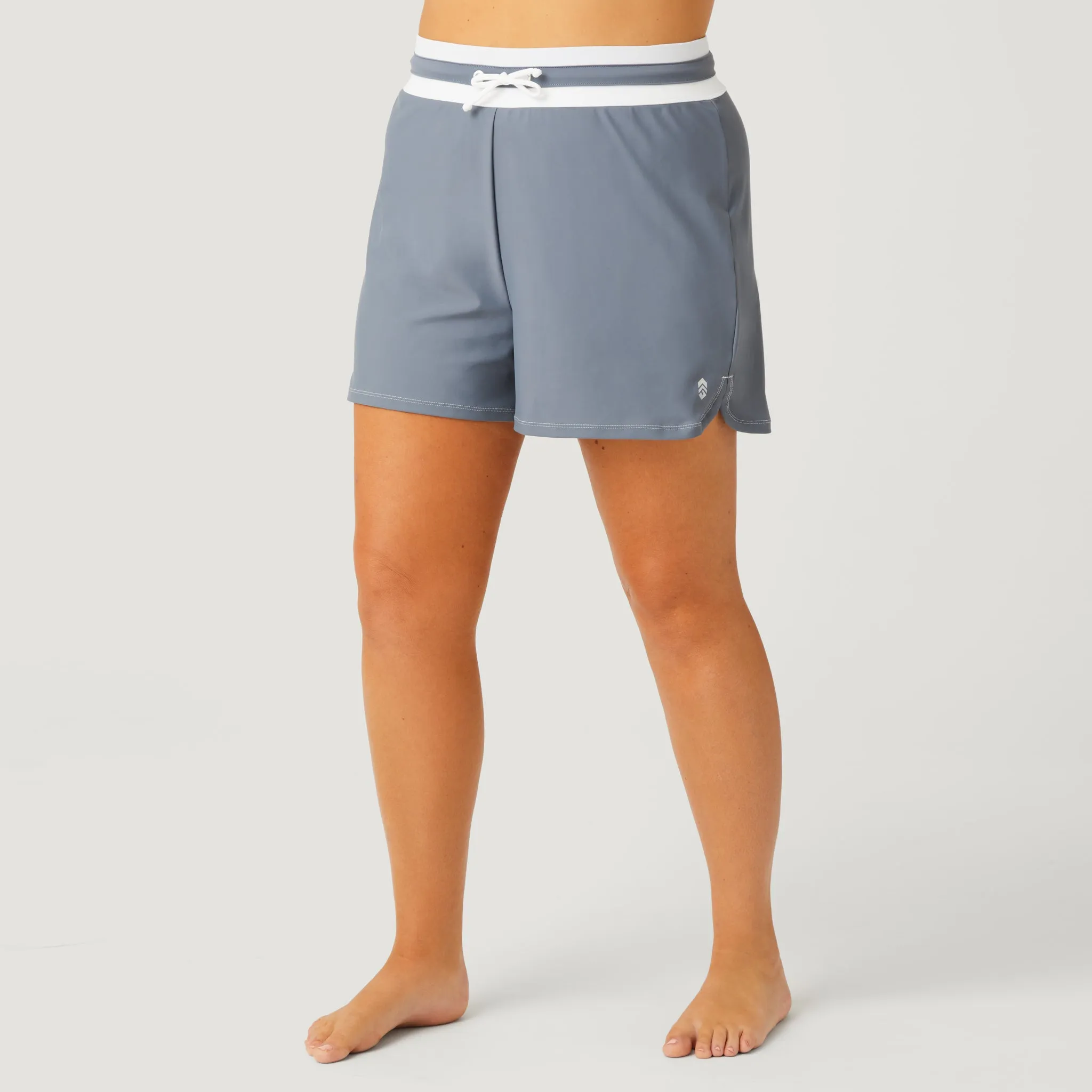 Women's Plus Size Drawstring Swim Short