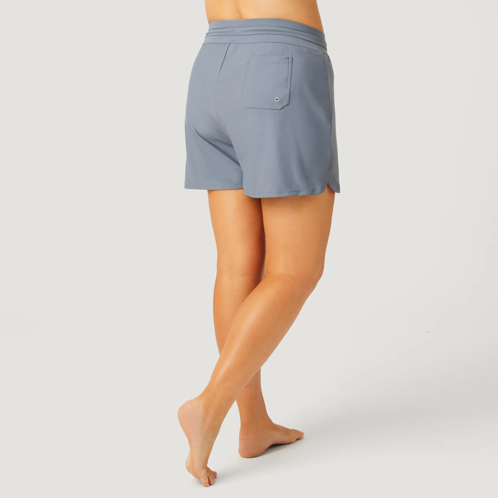 Women's Plus Size Drawstring Swim Short