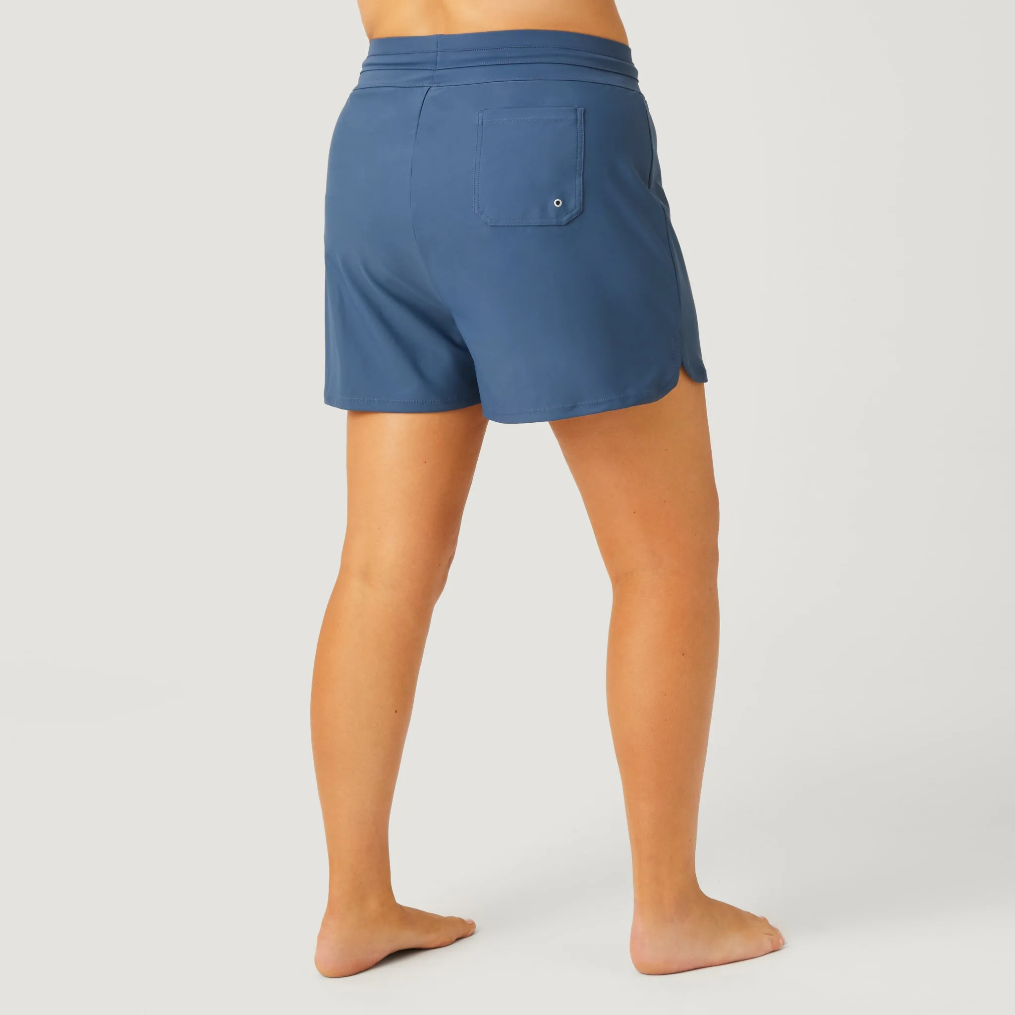 Women's Plus Size Drawstring Swim Short