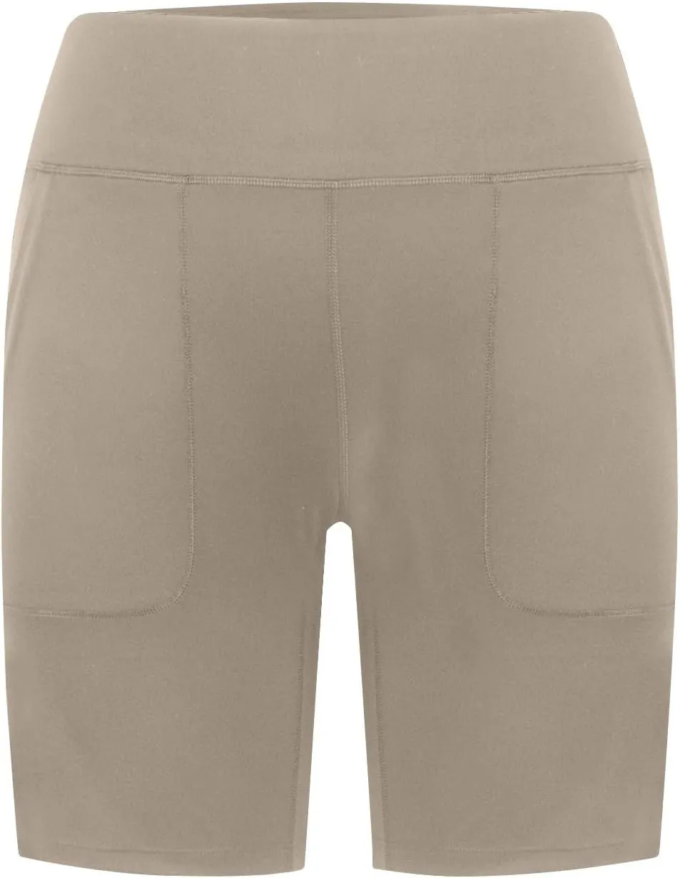 Women's Quick Dry High Waisted Swim Board Shorts Tummy Control Swimsuit Bottom Trunks Pockets Swim Tankinis Yoga Gym Briefs