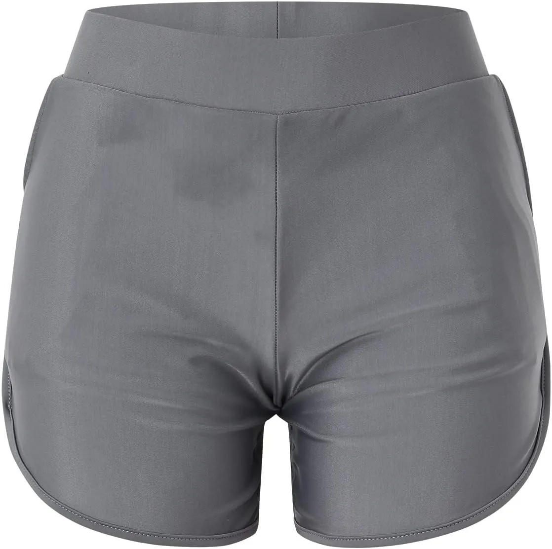 Women's Quick Dry High Waisted Swim Board Shorts Tummy Control Swimsuit Bottom Trunks Pockets Swim Tankinis Yoga Gym Briefs