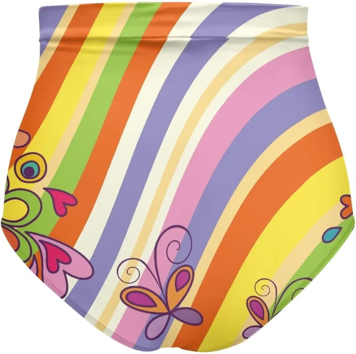 Women's Ruched High Waisted Bikini Bottom Full Coverage Bathing Suit Swim Bottom 2025 Bikini Briefs for Beach Pool