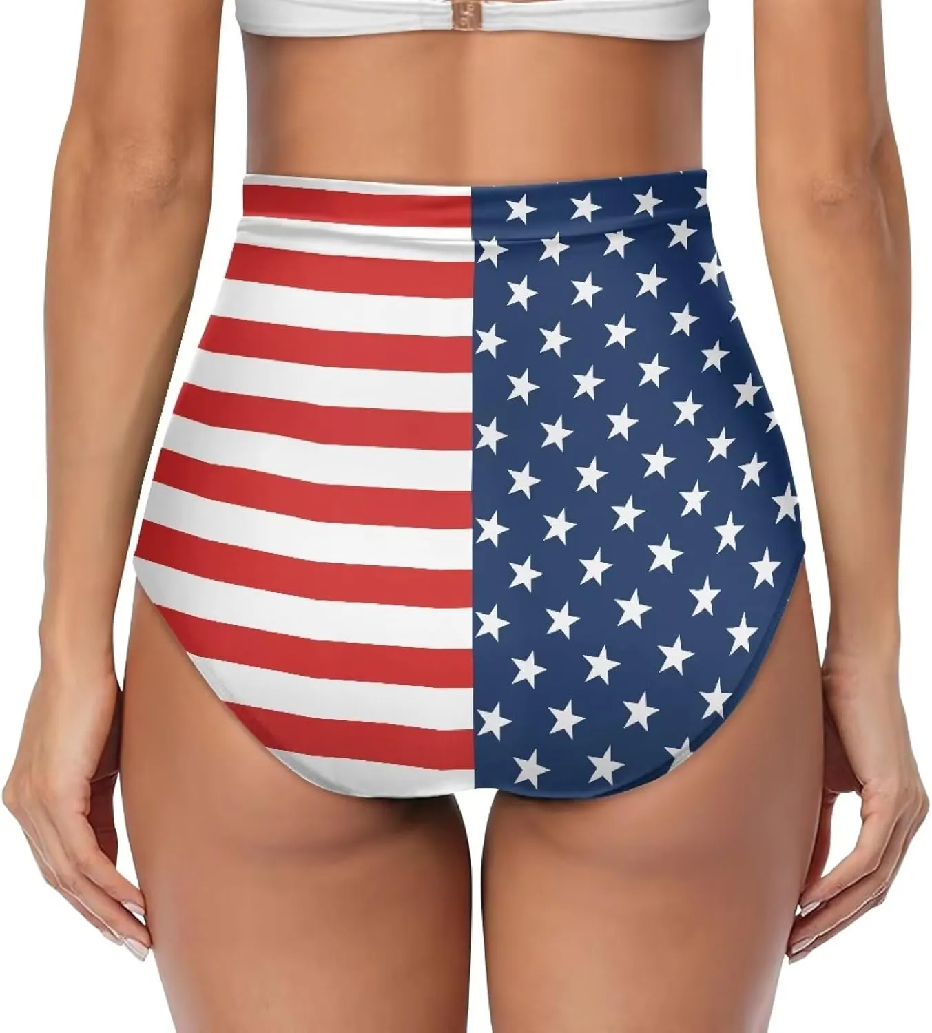 Women's Ruched High Waisted Bikini Bottom Full Coverage Bathing Suit Swim Bottom 2025 Bikini Briefs for Beach Pool