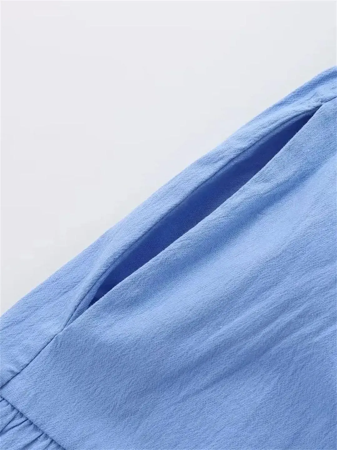 Women's Shirt Dress with Belt Lapel Short Sleeve Button Front Asymmetric Hem Long Dress Office Casual