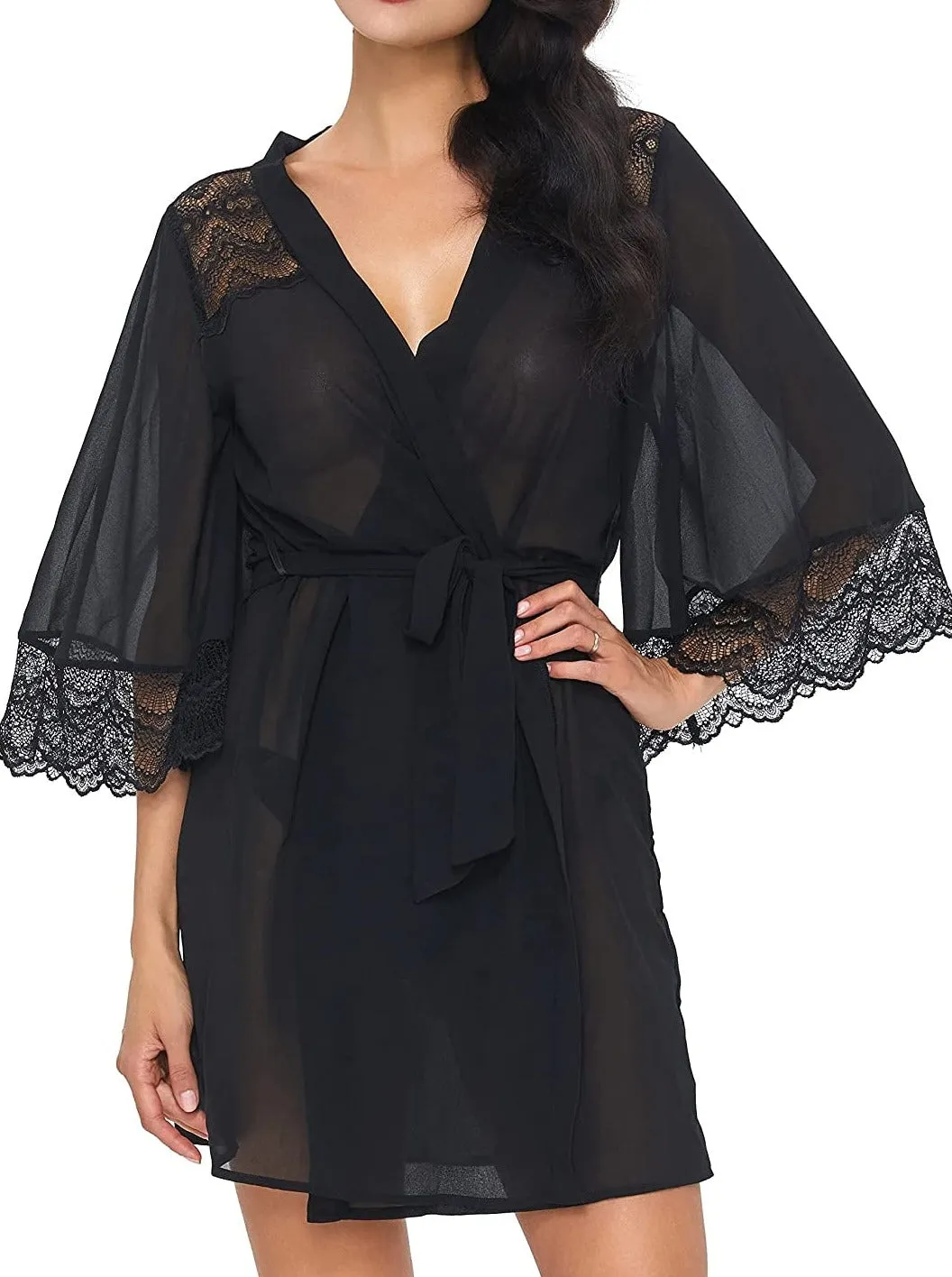 Women'S Soft Nightgown Long Kimono Robes Swimsuit Cover Ups Maxi Beach Dress