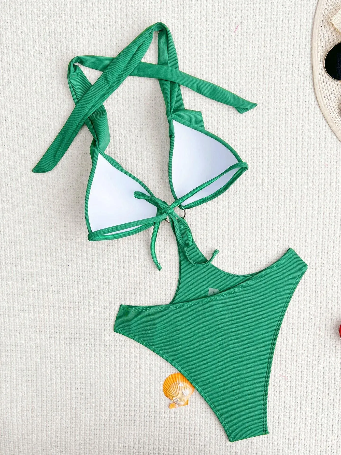 Women's Striped One-Piece Swimsuit - GFIT | Sexy Beachwear | Pool-Ready Swimwear