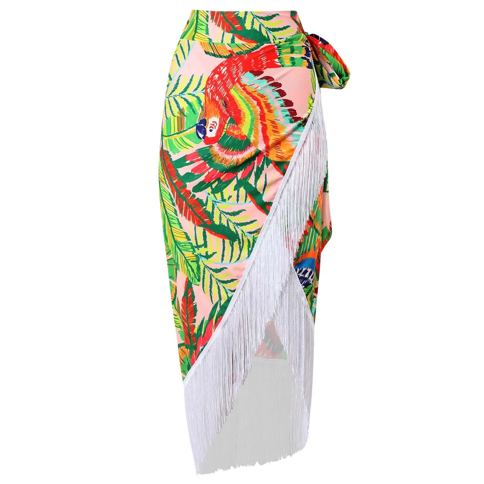 Women's Swimwear With Beach Long Cover-Ups Skirts