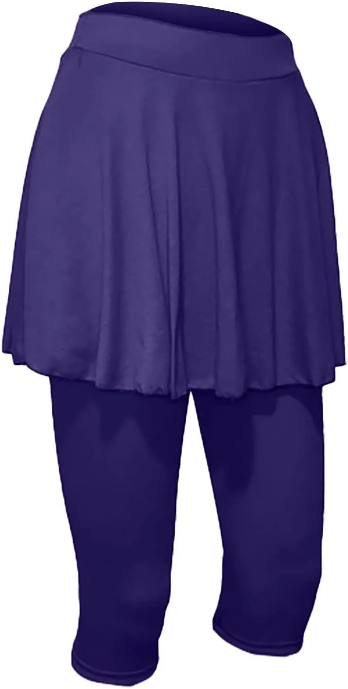 Womens Tennis Skirts with Leggings Athletic Golf Running Leggings with Skirt High Waisted Yoga Pickleball Skorts