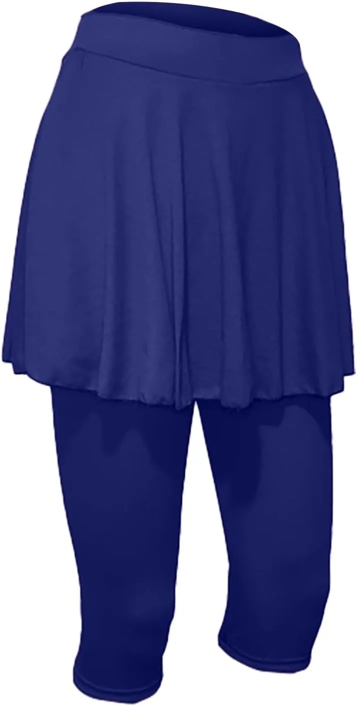 Womens Tennis Skirts with Leggings Athletic Golf Running Leggings with Skirt High Waisted Yoga Pickleball Skorts
