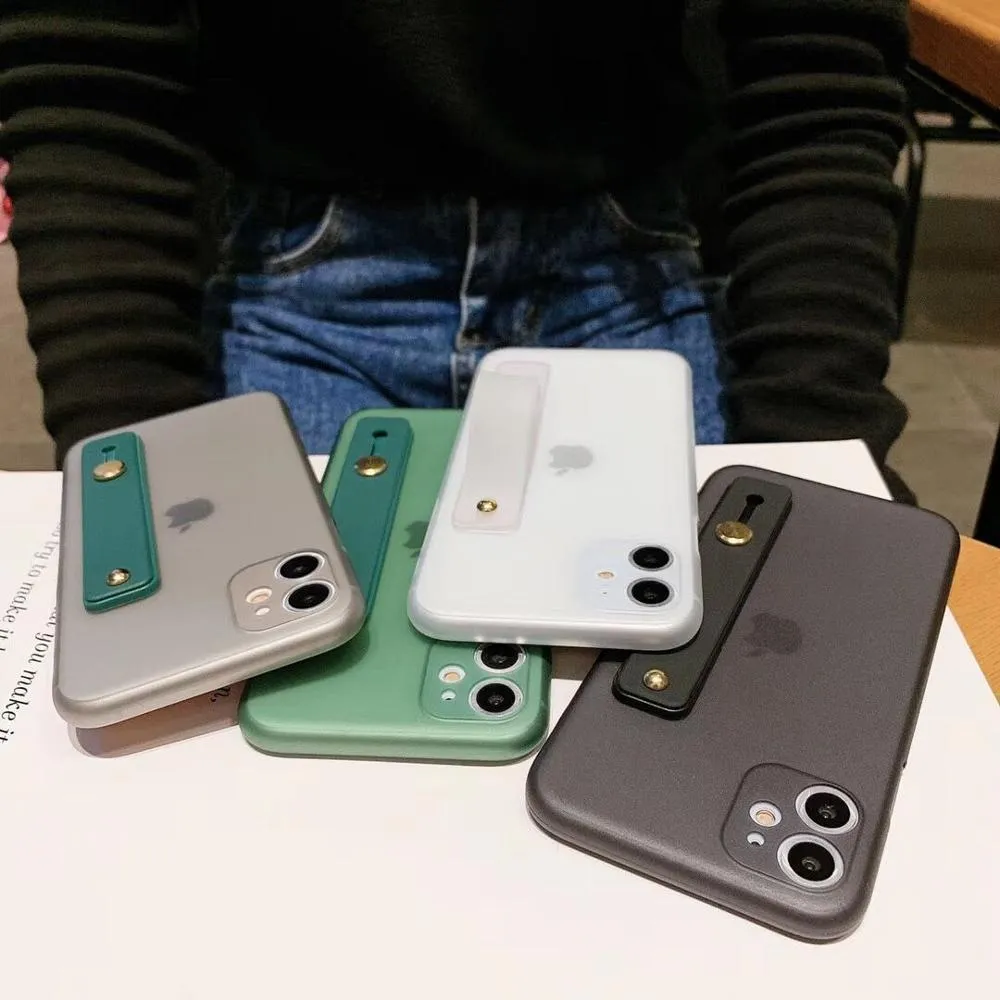 Wrist Strap Candy Color Case