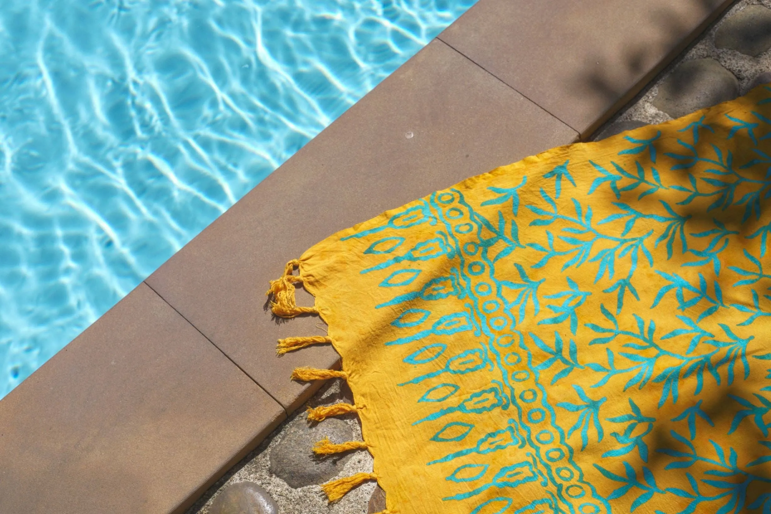 Yellow Batik Sarong - LANTA REEF