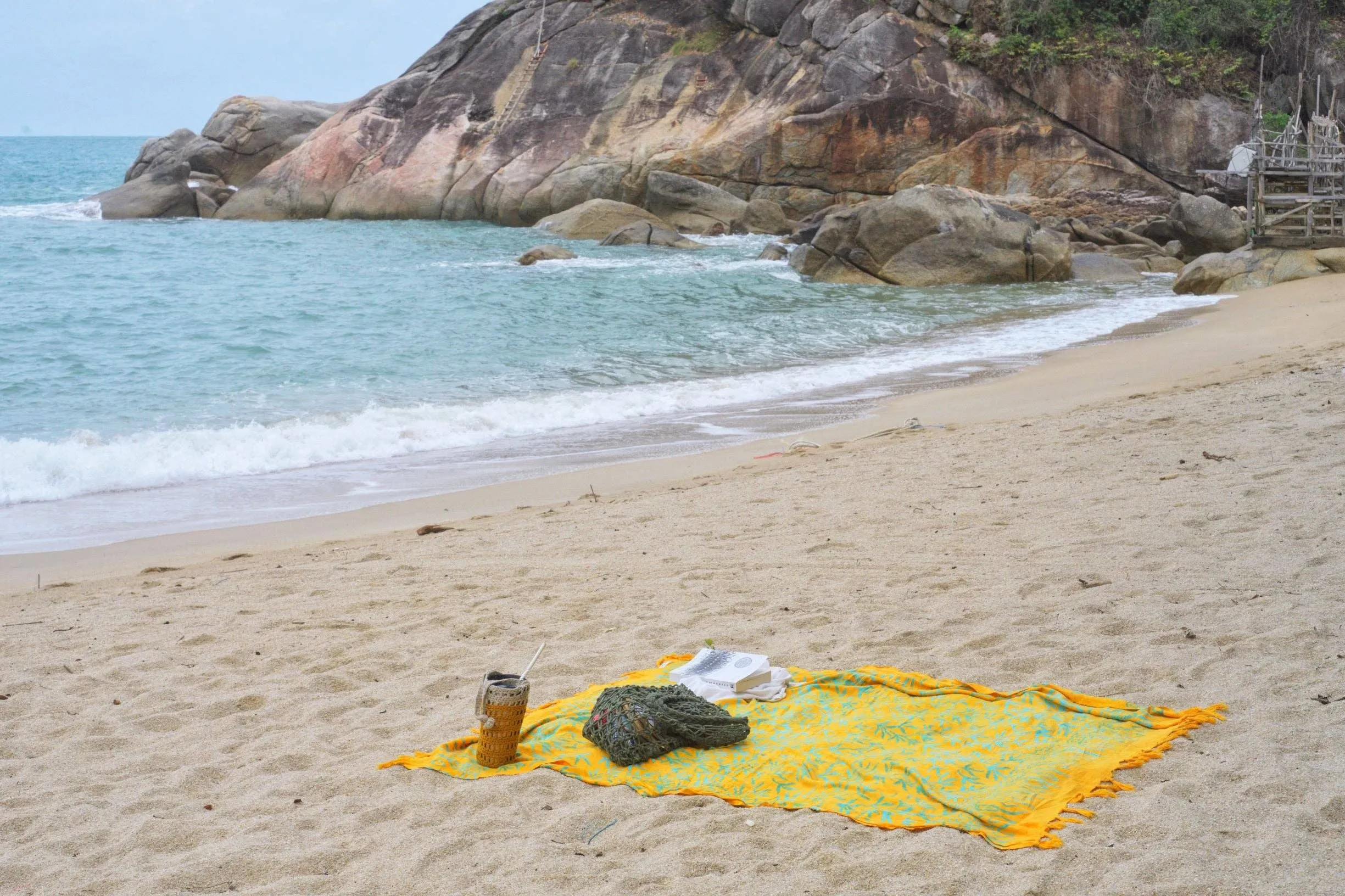 Yellow Batik Sarong - LANTA REEF