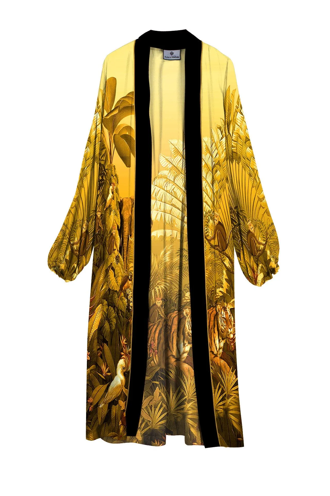 Yellow Silk Robe