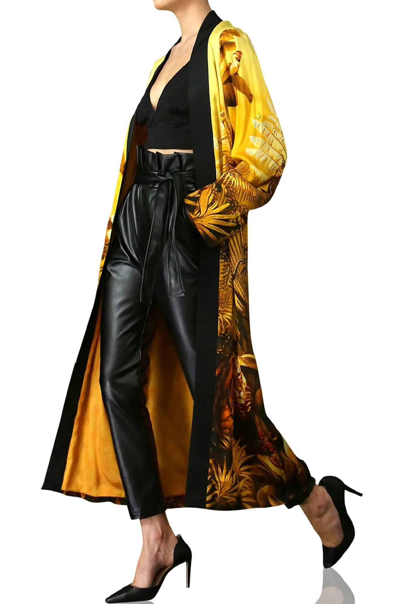 Yellow Silk Robe