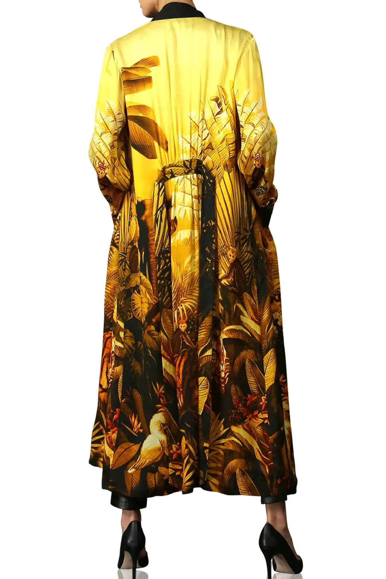 Yellow Silk Robe