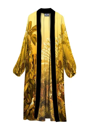 Yellow Silk Robe