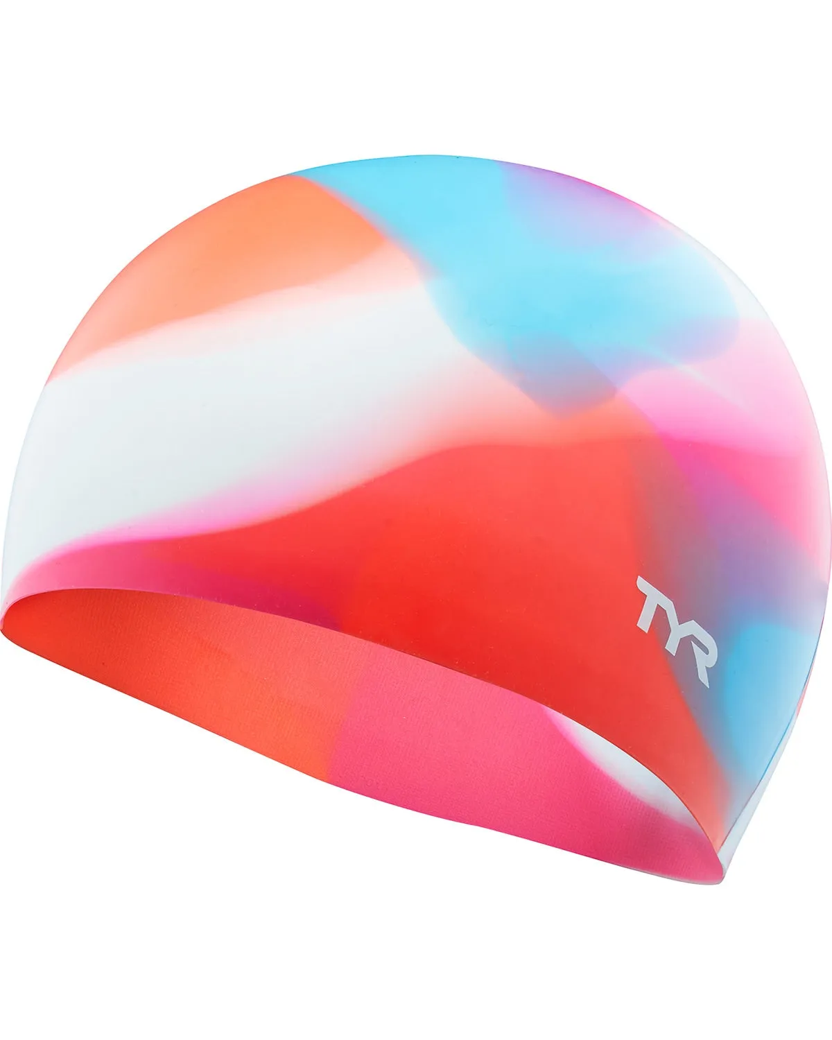 Youth Silicone Tie Dye Swim Cap