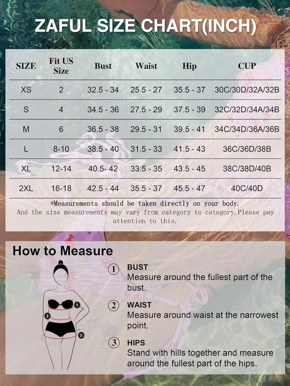ZAFUL Women's High Waisted Swim Skirt with Pocket Ruched Tummy Control Swimsuit Bathing Suit Tankini Bottoms