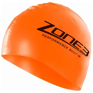 Zone3 Hi Viz Silicone Swim Cap
