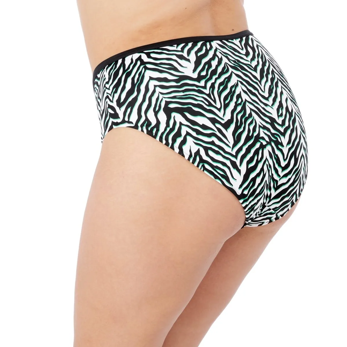 Zulu Rhythm Bikini Swim Brief Black- ES7254BLK